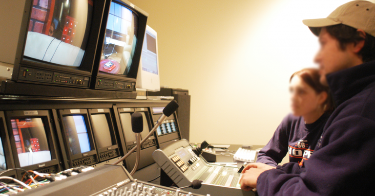 Hope College Martha Miller Center - TV Booth