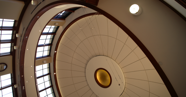 Hope College Martha Miller Center - rotunda ceiling