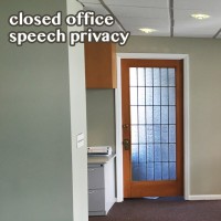 Closed Office Speech Privacy