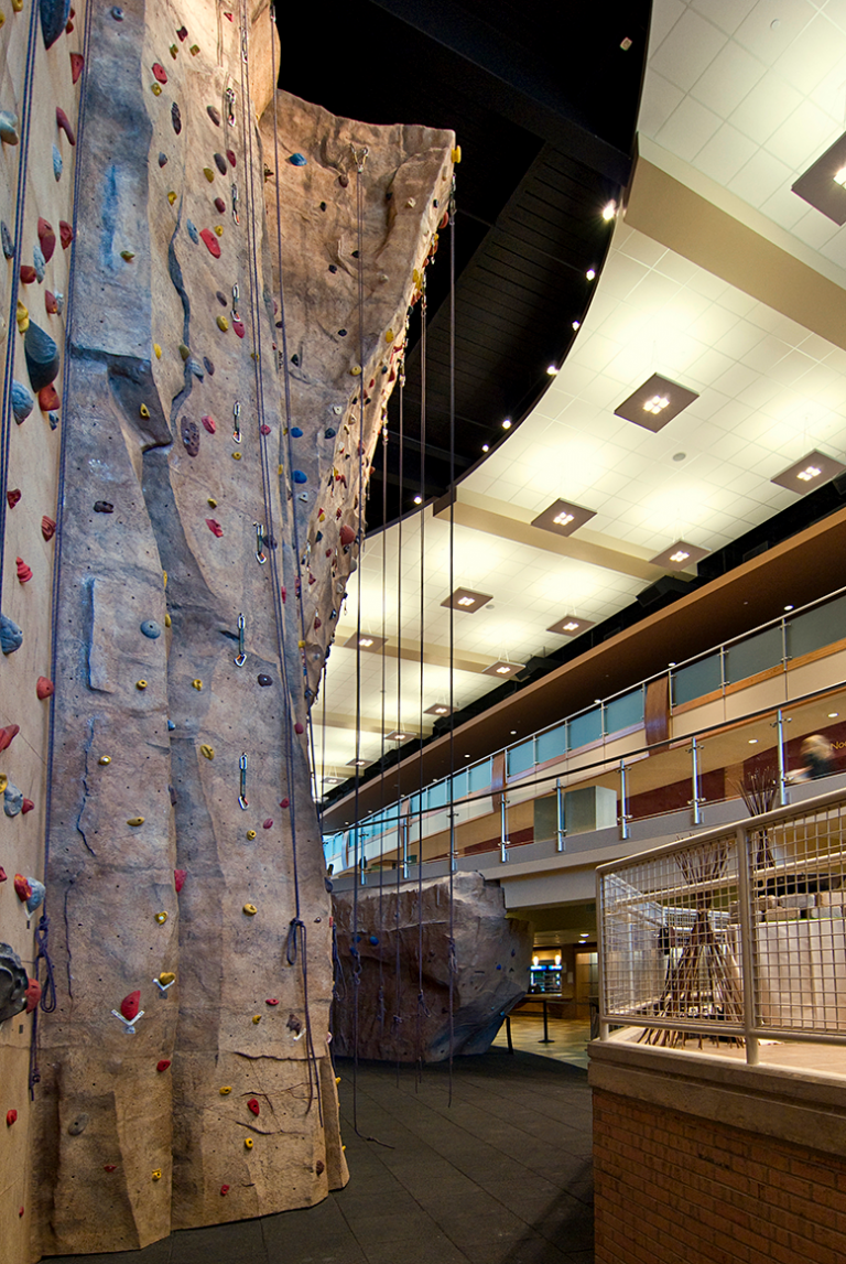 Calvin College Spoelhof Climbing Wall