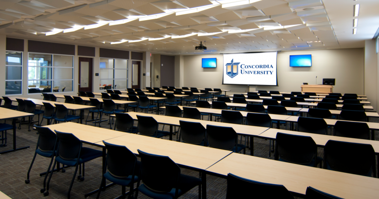 Concordia School of Pharmacy Classroom