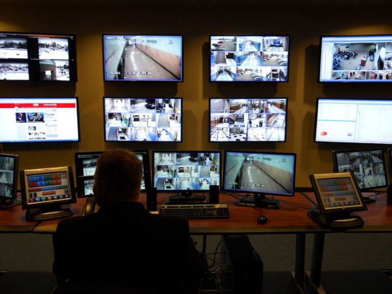 Detroit Public Schools Security Command Center