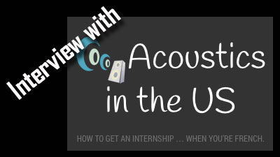 Acoustics in the US interview with Kenric Van Wyk