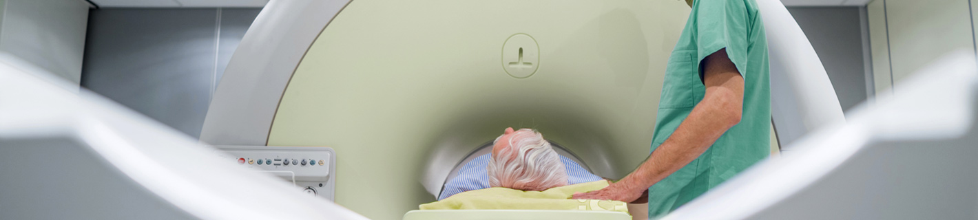 MRI machine in a healthcare facility where noise and vibration is a concern.