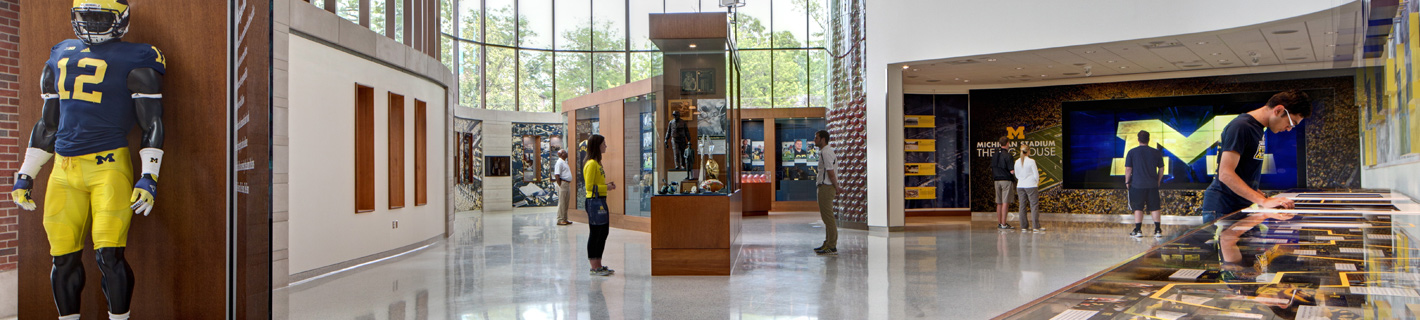 University of Michigan, Schembechler Hall interior common area