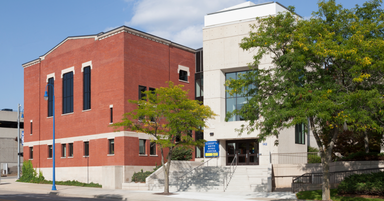 Grand Rapids Community College Albert P. Smith Music Center day