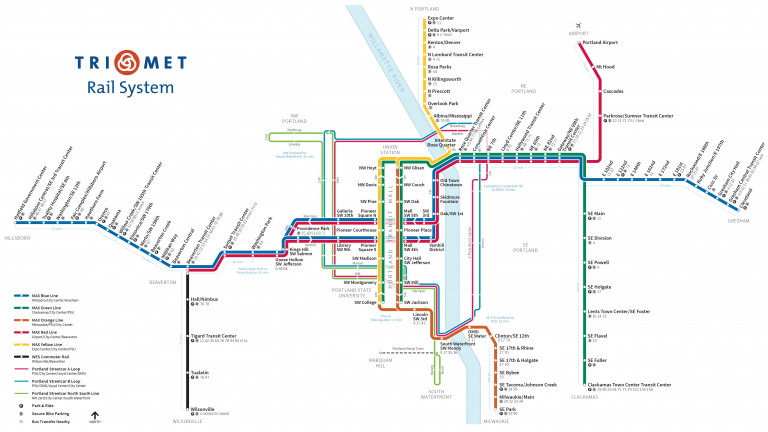 TriMet map