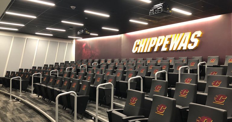 Chippewa Champions Alumni Center at Kelly Shorts Stadium - auditorium