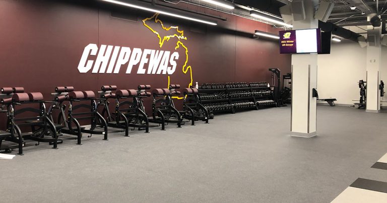 Chippewa Champions Alumni Center at Kelly Shorts Stadium - Weight Room