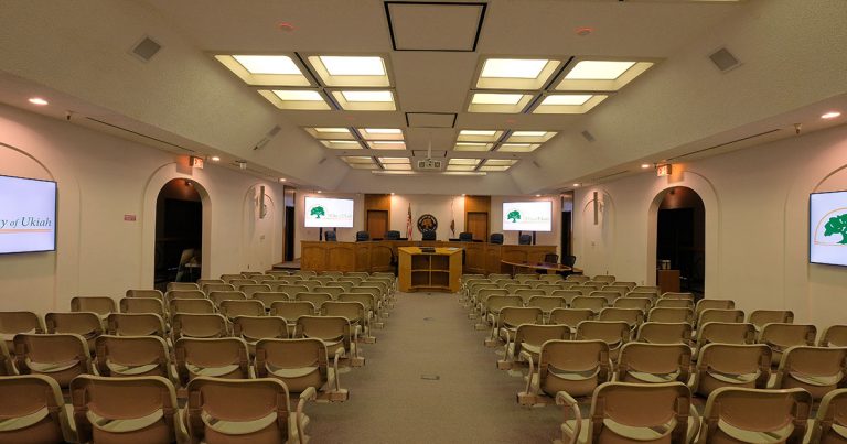 City of Ukiah Civic Center Council Chambers