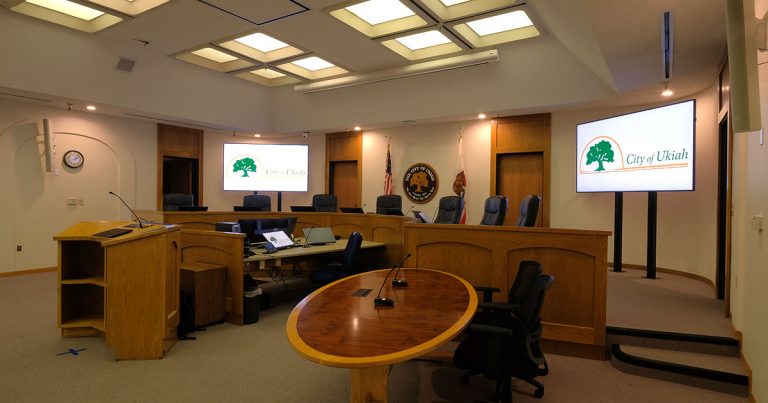 City of Ukiah Civic Center Council Chambers