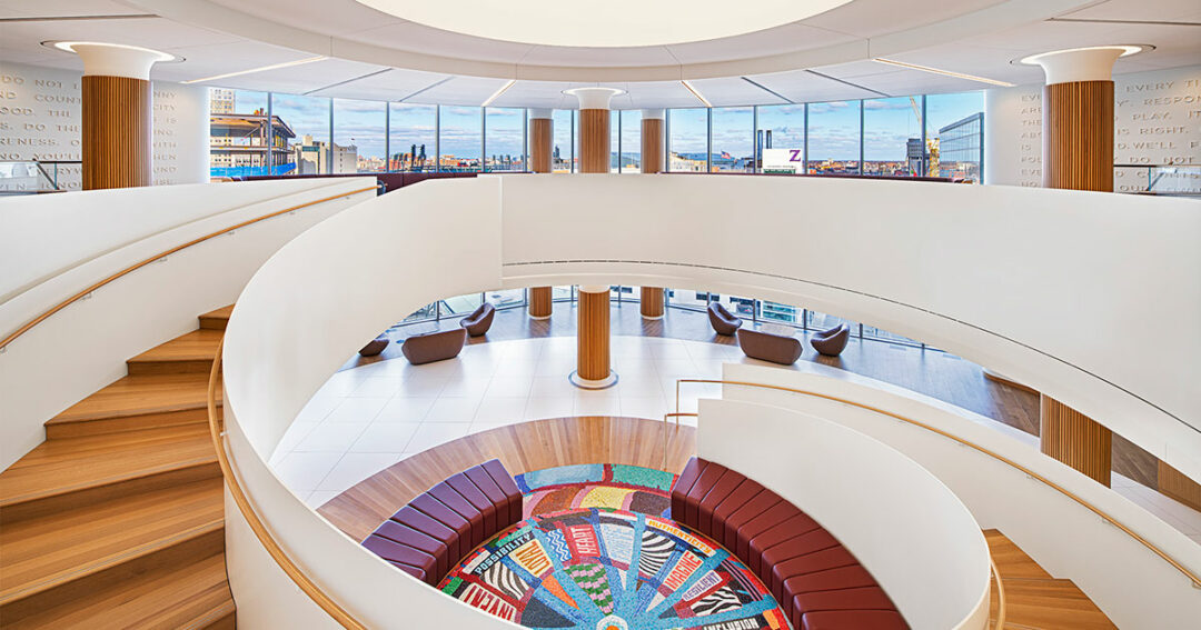 Rock Ventures Headquarters spiral staircase