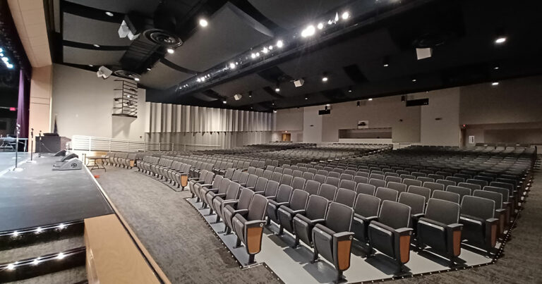 Ben Davis High School Auditorium stage-house