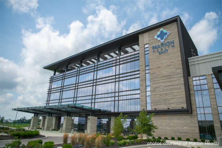 ABD provided acoustical consulting for Marion Health East including FGI criteria throughout with a vibration study for MRI and advanced imaging suites. Photos courtesy of Marion Health.