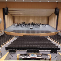 ABD worked with West Ottawa Public Schools and GMB on AV and acoustics for this state-of-the-art high school performing arts center.