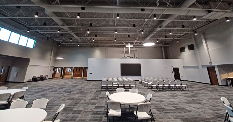 ABD Engineering & Design worked closely with the Peace Church leadership and technical staff, along with Dan Vos Construction company on this expansion and renovation project.
