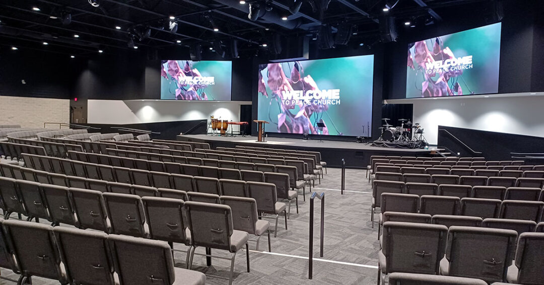 ABD Engineering & Design worked closely with the Peace Church leadership and technical staff, along with Dan Vos Construction company on this expansion and renovation project.